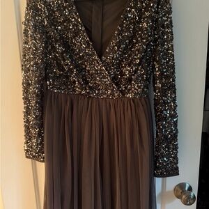Maya Petite Sequin Embellished Dress